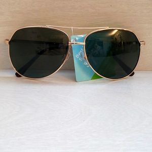 #151-13 Sunglasses CLASSIC Unisex,metal gold colonel.
